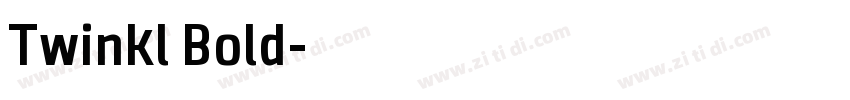 Twinkl Bold字体转换